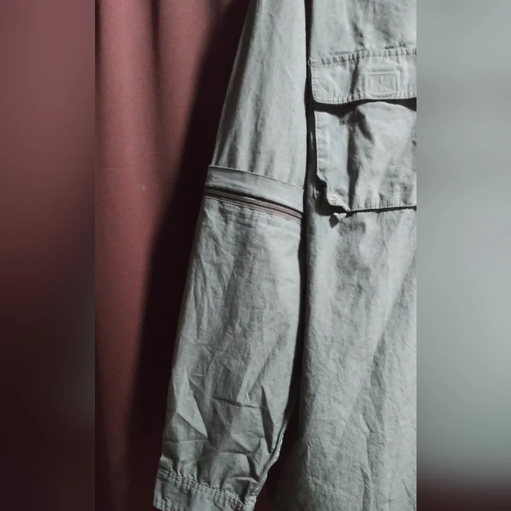 Versatile army green  Mens size medium Gander Mtn button-up shirt - Picture 8 of 12